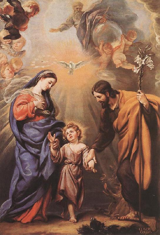 COELLO, Claudio Holy Family dfgd oil painting picture